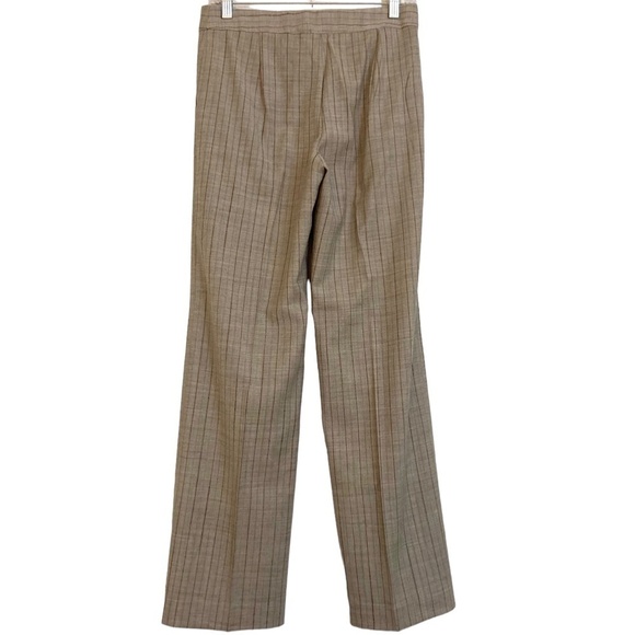 ETRO Pinstriped Straight Wide Leg Wool Blend Menswear Trouser Career Pants - Picture 6 of 10